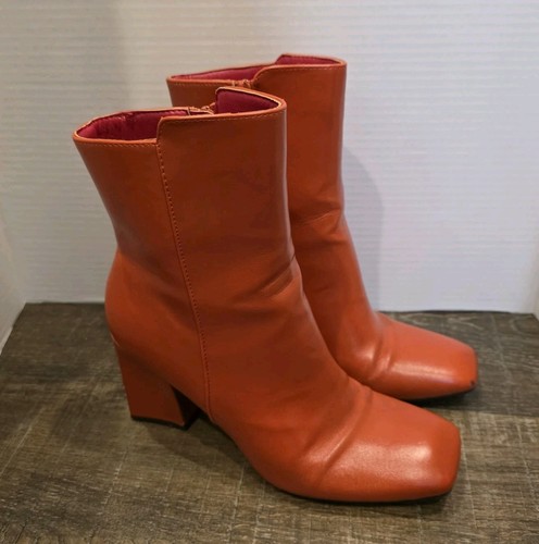 Vintage style red ankle - style,
