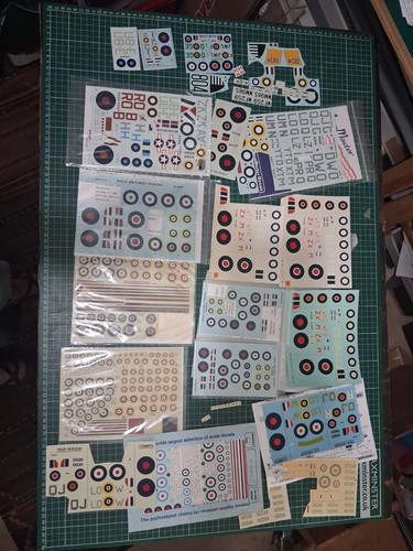 Decals joblot for model - decals,