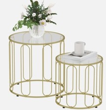 Coffee Table Set of 2 Nest of