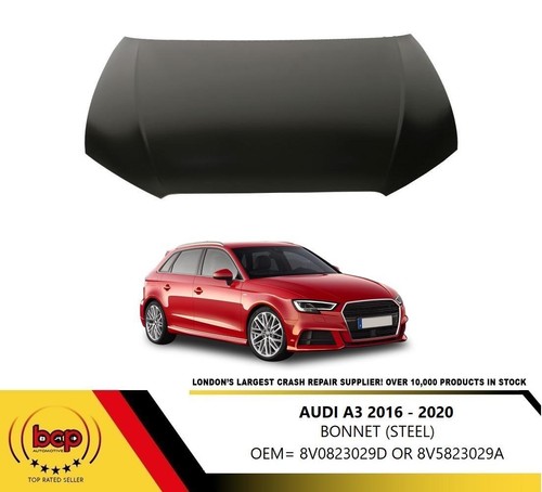 Audi 2016 2020 bonnet - a3,