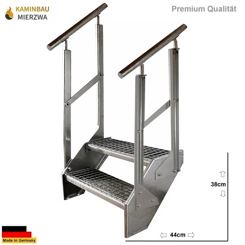 Premium steel stair steps - stair, 2