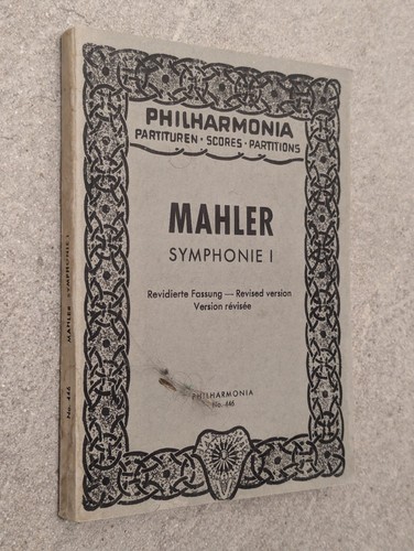 Gustav mahler symphonie i - -,