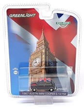Greenlight 1/64 Scale 51629 - 1967 Austin Mini Cooper S 1275K - Black