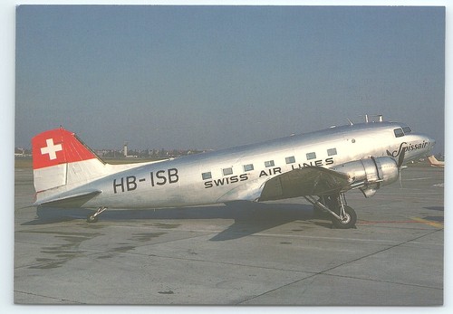 Postcard swiss airlines - postcard,