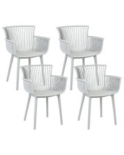 Set of 4 Garden Chairs PESARO