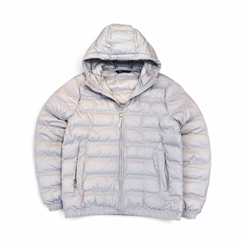 Zara cream hooded puffer - hooded,