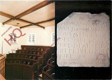 Picture Postcard>>Lincoln Castle, the Prison Chapel, Inscribed Stone Slab