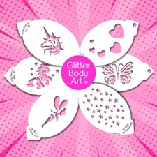 Face Paint Stencils Girls Pack