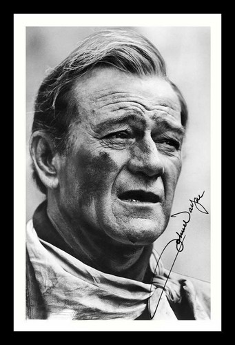 John wayne autograph - wayne, signed