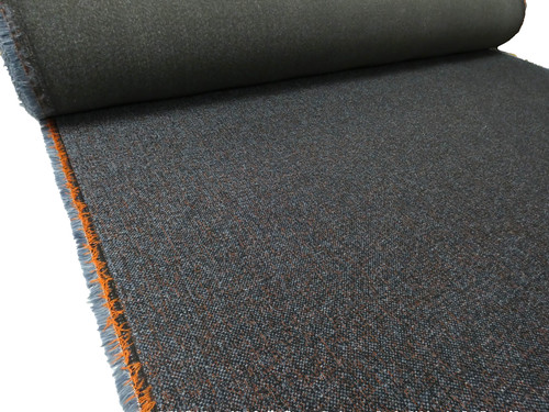 Blue chunky weave - blue, upholstery