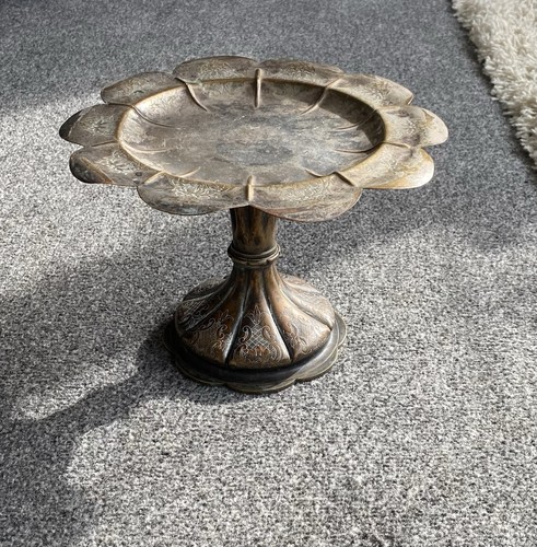 Antique cake stand - cake, with