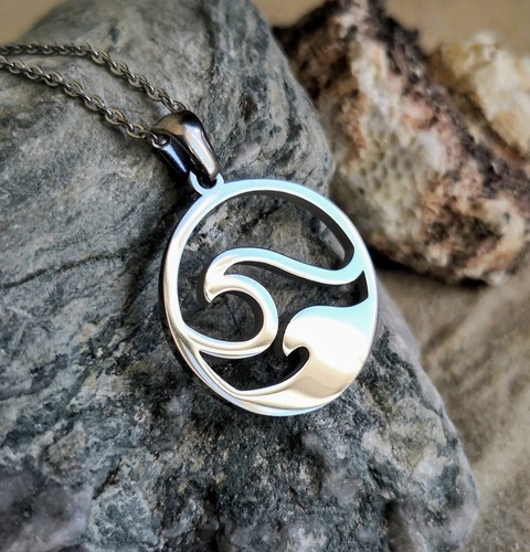 Stainless steel ocean wave - stainless,