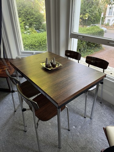 Mid century chrome formica - chrome, &