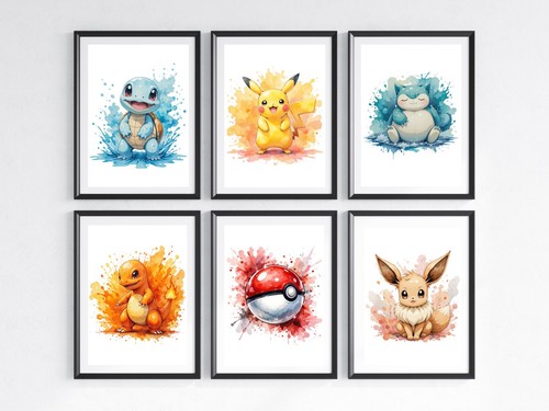 Pokemon set prints - of,