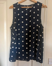 Women's polka dot sleeveless
