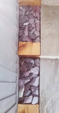 Plumb tumbled decorative slate