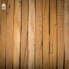 Batch of 8 Square Metres of Bandsaw Finish Oak Floorboard Wall Cladding