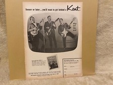 JBFA5 ADVERT 11X8 KENT ELECTRIC GUITARS