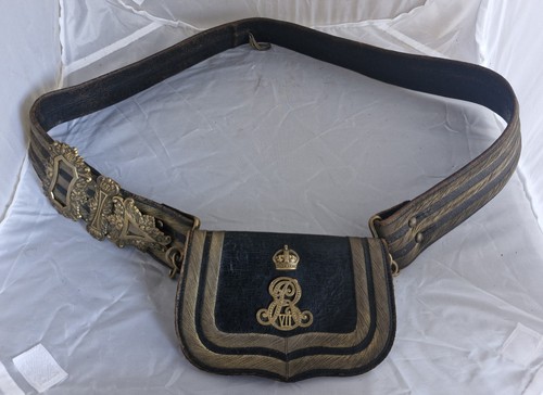 Military cross belt - cross, black