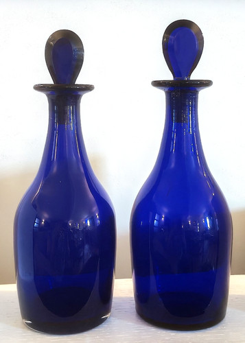 Antique georgian bristol blue - georgian,