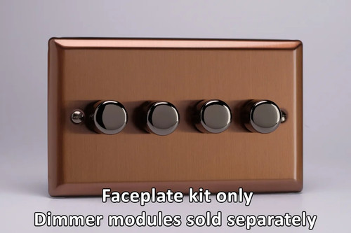 Dimmer bronze matrix faceplate - dimmer,