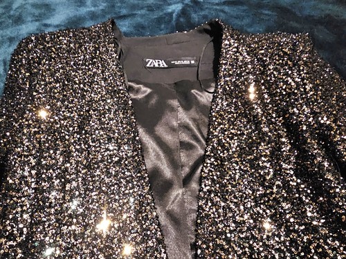 Zara sequinned ord - sequinned, co-ord
