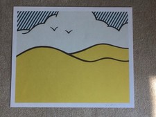 Roy Lichtenstein Print. Guild Hall East Hampton 1980