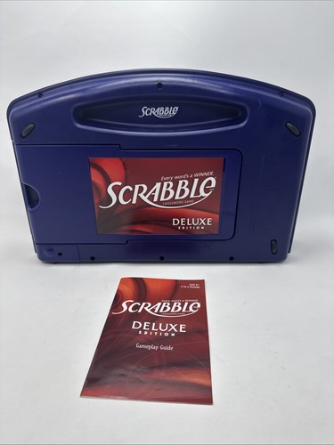 Hasbro scrabble deluxe edition - scrabble,