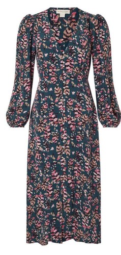 Monsoon teal pink peach