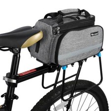 Bike Bag Rear Rack Waterproof Cycling Bicycle Touring Trunk Pannier Bag 20L UK