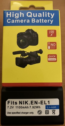 New el1 camera battery for - new, en-el1