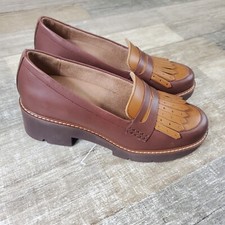 Naturalizer Darcy Brown Slip On Shoes Loafer Sz 7 Loafers