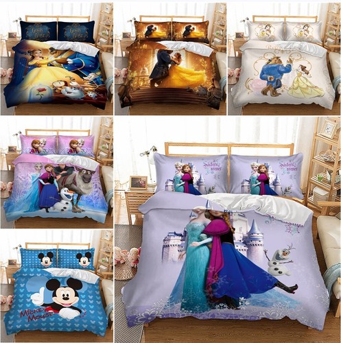 Beauty the beast - cartoon, duvet