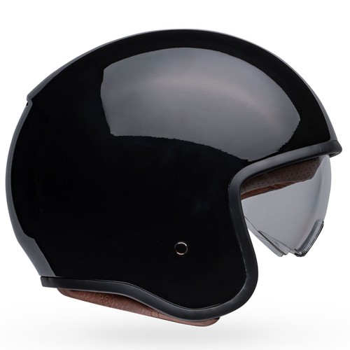 Bell 501 solid gloss black - tx,