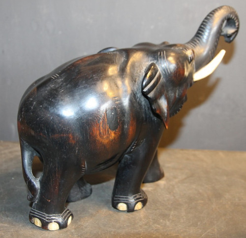 Antique vintage wooden ebony - antique,