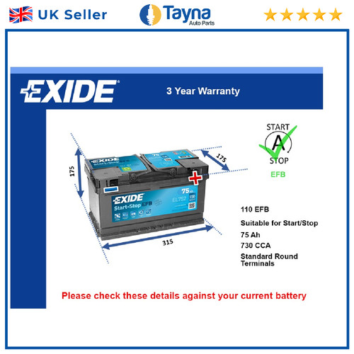 Efb car battery - car,