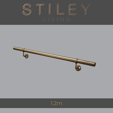 Antique Brass Stair Handrail