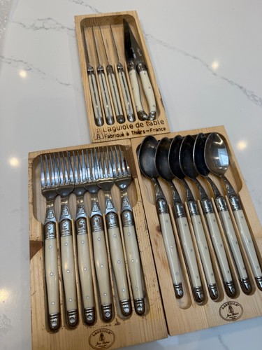 Laguiole 18pc cutlery set - cutlery,