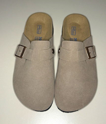 Birkenstock boston women - boston, grey