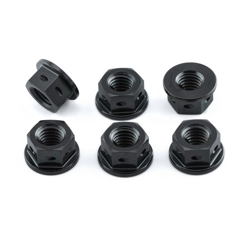 Titanium sprocket nuts - m8, x6