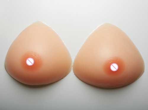 Triangle silicone breast - silicone,