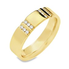 Gents 18ct Yellow Gold Diamond