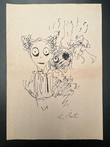 Tim burton drawing old - tim,