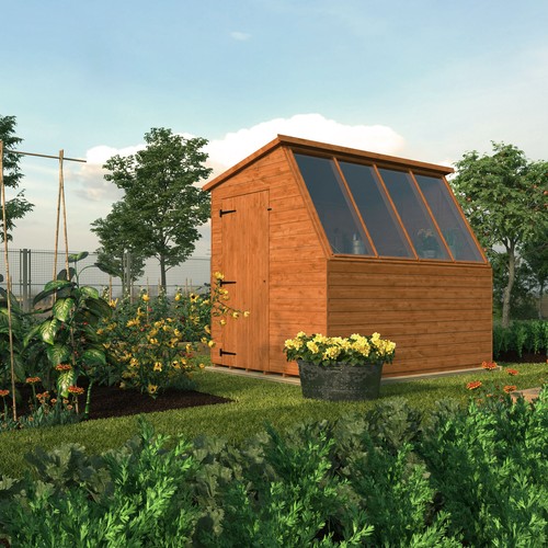 Potting garden outdoor shed - potting,