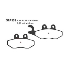 PAIR OF PADS EBC SP SFA353HH