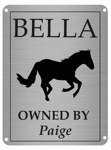 Personalised stable door sign - personalised,