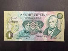 Bank Of Scotland £1 Pound