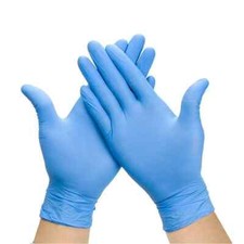 Nitrile Disposable Gloves Surgical Powder Free Pack of 100 Small Blue - New
