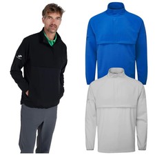 Stuburt Mens Javan Lightweight Top Half Zip Windproof Pullover Golf Jacket