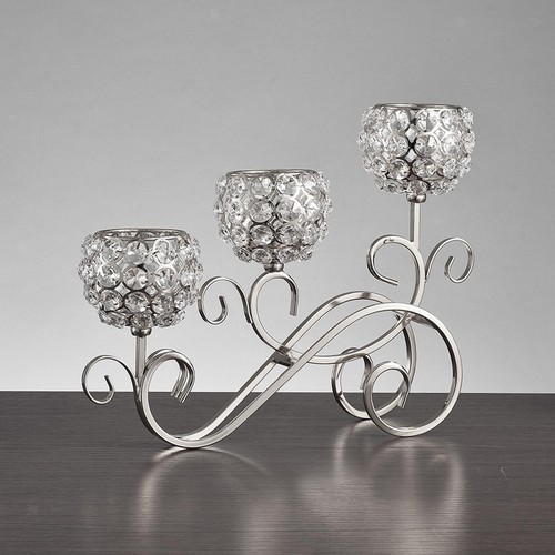 Arm crystal chandeliers - 3-arm,